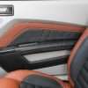 Installed interior view of Ford Mustang with twotone door insert panels