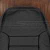 Upper section of front backrest upholstery