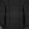 Perforated Body section close-p of backrest
