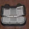 Rear seat upholstery kit flipped