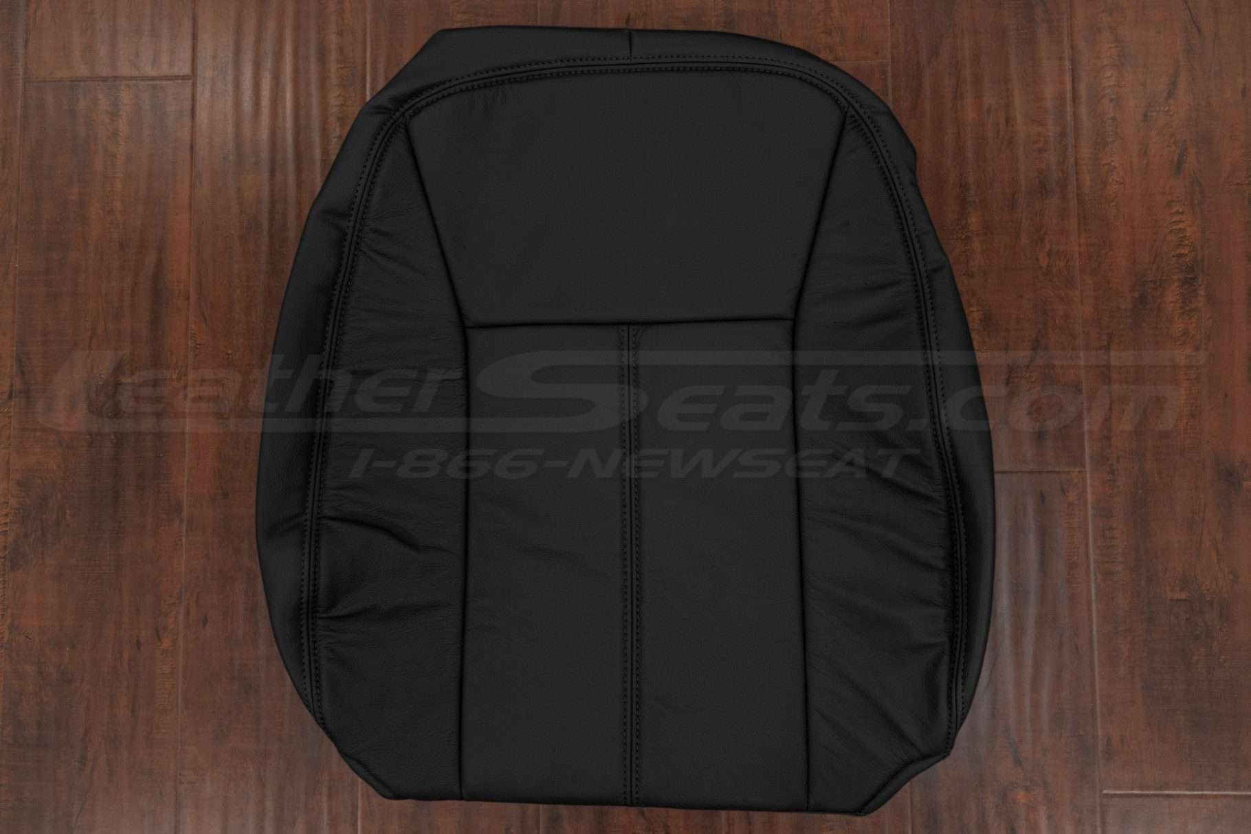 Chevy Malibu black leather backrest