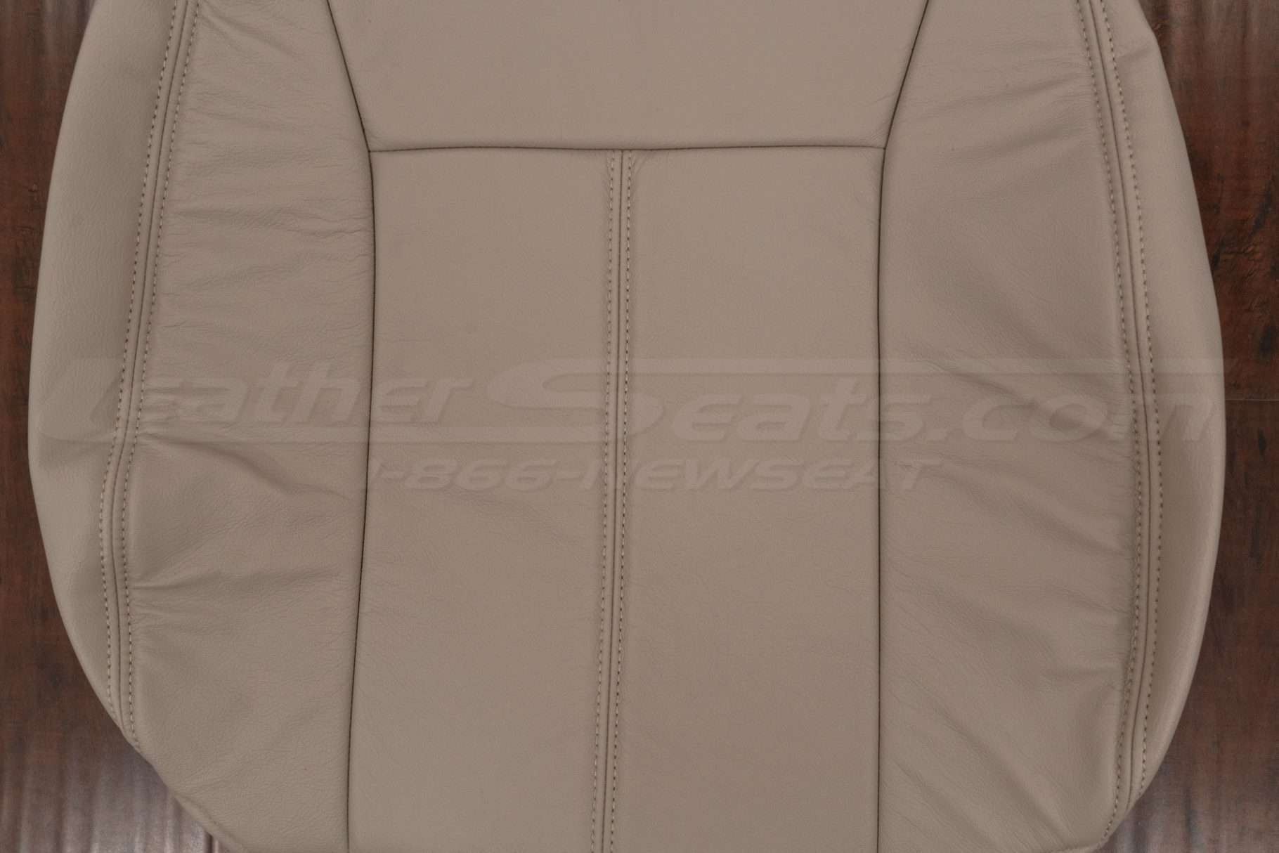 Insert section of backrest upholstery