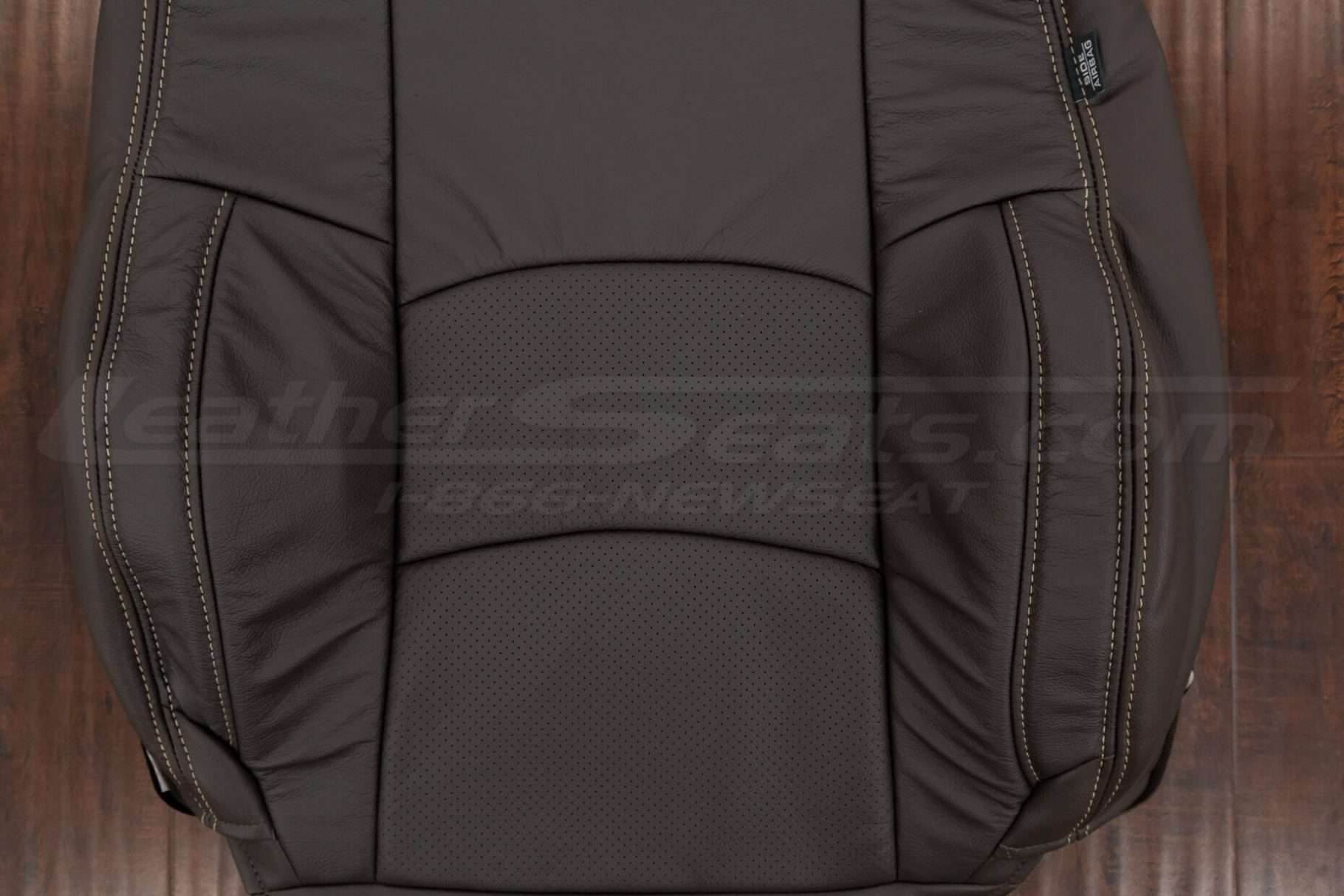 Perforated combo section of backrest