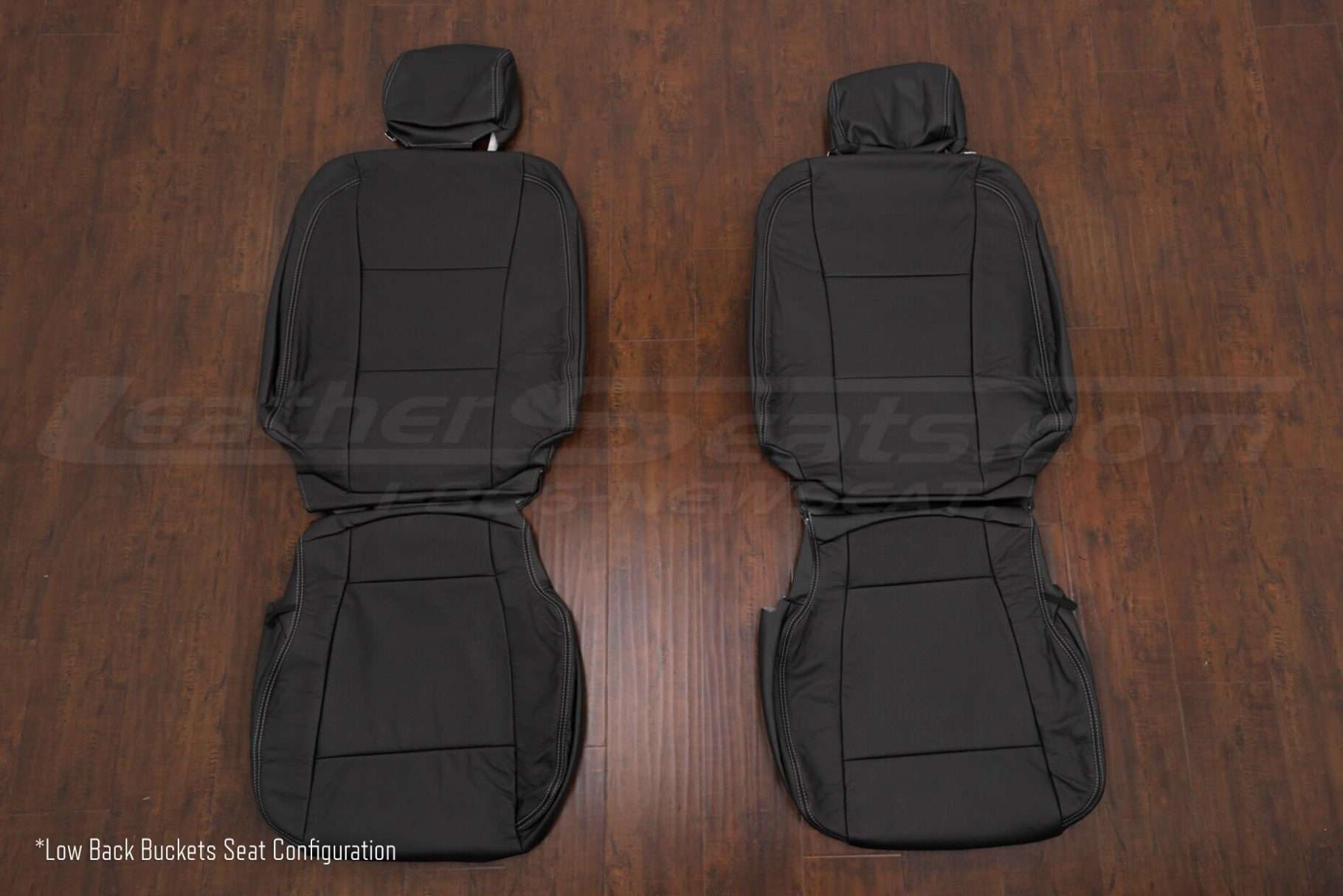 Ford Superduty leather interior kit - Black - Front seat bucket seats