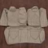 2018-2024 Toyota Camry leather seat interior kit - Biscuit - Rear seat uphostery wih armrest and bolsers