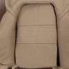 Perforated insert section of Sandstone leather backrest