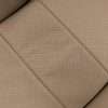 PErforated Inserts on Sandstone leather - close-up