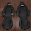 1990-1996 Nissan 300ZX Coupe leather seat interior kit - Black - Front seat upholstery
