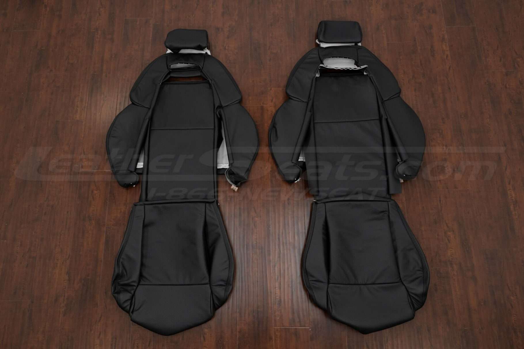 1990-1996 Nissan 300ZX Coupe leather seat interior kit - Black - Front seat upholstery