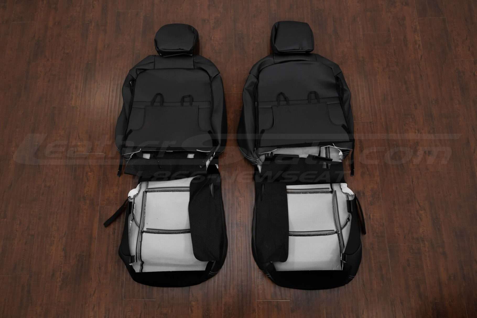 Back view of 2024 toyota tacoma leather seat kit