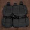 2024-2025 Toyota Tacoma leather seat covers - black - rear seats