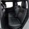 2024-2025 Toyota tacoma with black leather seats - rear seats installed