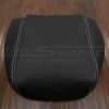 Straight on view of Toyota Tacoma leather console lid cover