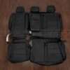 Jeep Grand Cherokee Custom Black leather upholstery - Rear seats with armrest