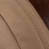 Matching Bisque double stitching on Bisque leather