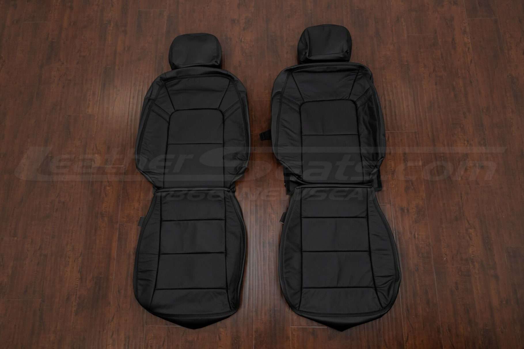 2023-2024 GMC Canyon Crew Cab leather seat uphosltery - Black - Front sat upholstery