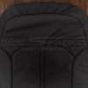 Upper section of Black backrest upholstery