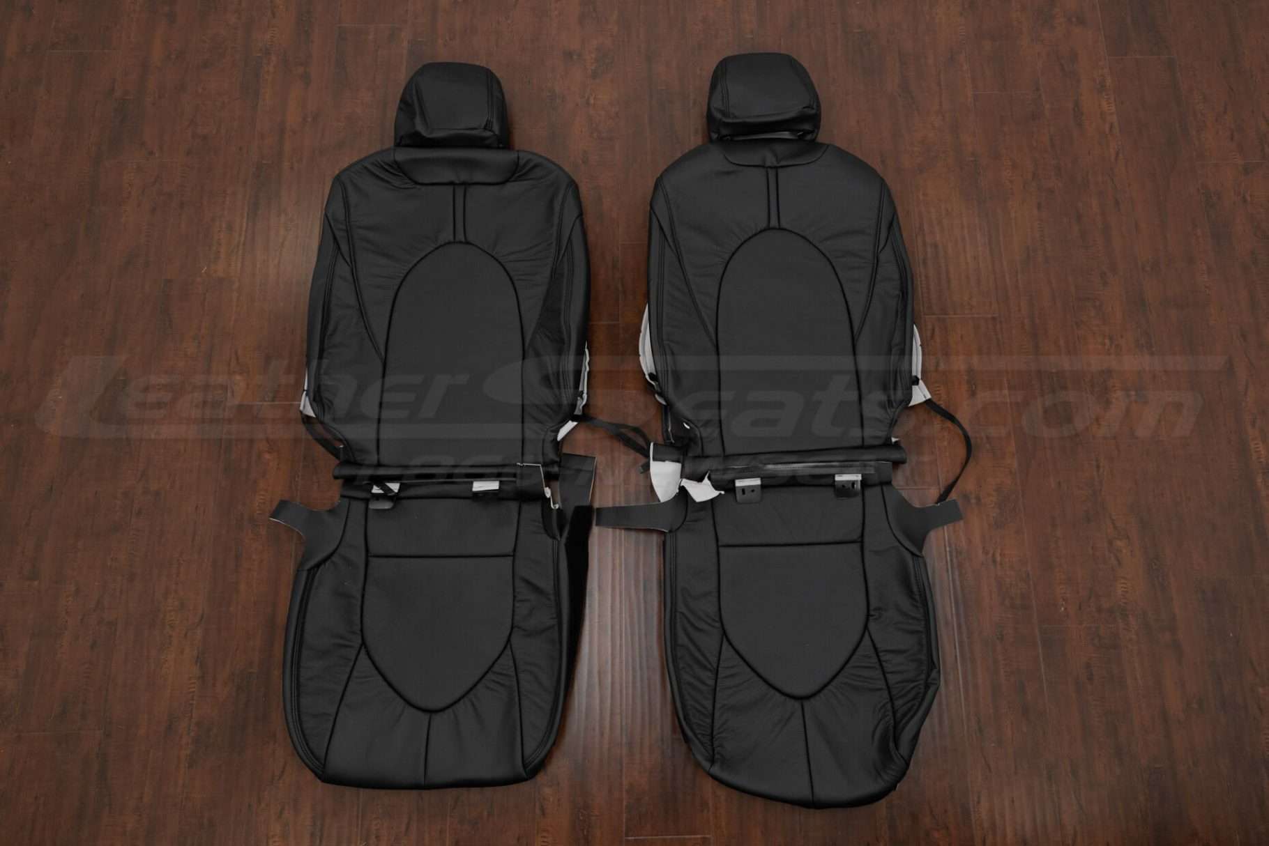 2018-2024 Toyota Camry Custom leather seat interior kit - Black - front seat leather upholstery