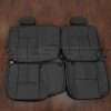 Dodge Dakota Rear Seat leather upholstery in Dark Graphite - Rear seat upholstery