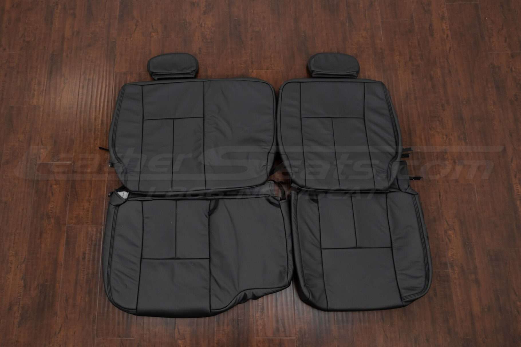 Dodge Dakota Rear Seat leather upholstery in Dark Graphite - Rear seat upholstery