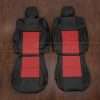 2006-2010 Dodge Charger RT Leather seat interior kit - Black/ Red - Front seat upholstery