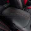 close up of black console lid cover for ford mustang shelby GT