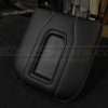 Top-down side view of aftermarket chevy and gmc leather console cover