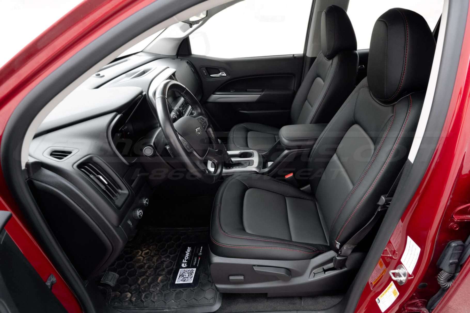 2015-2018 Chevy Colorado Crew Cab with installed two-tone leather seats - Front driver