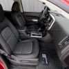 Two-Tone Black with Graphite inserts installed custom leather seat upholstery - Front passenger