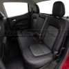 Installed rear leather seats for 2015 Chevy Colorado with Black and Graphite seats