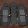 Dodge Ram Leather Seat Kit - Graphite & Light Grey - Front seat upholstery