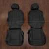 2015-2023 Dodge Charger leather seat upholstery kit - Black - front seat upholstery