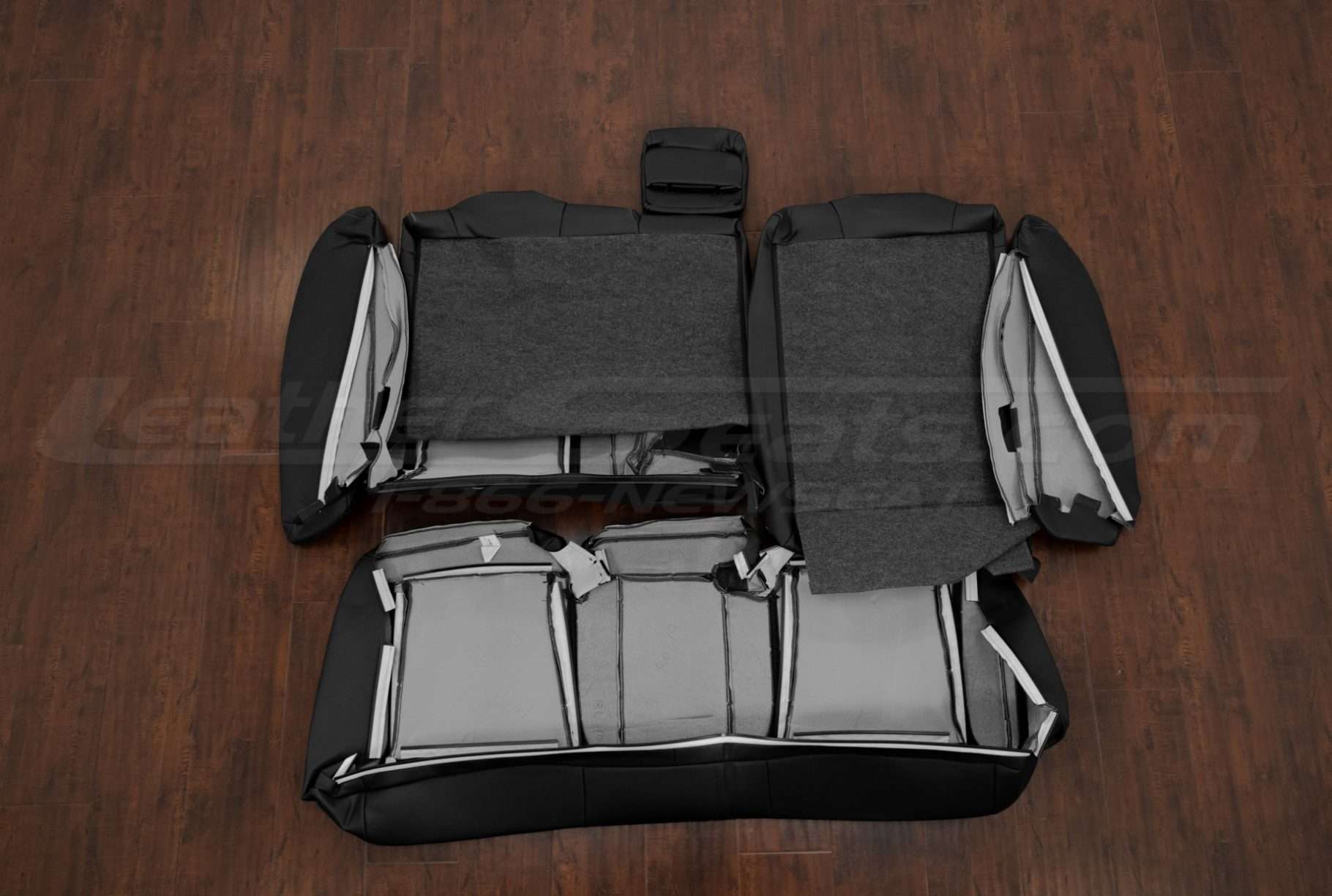 Rear seat upholstery and bolsters for 2023 Dodge Charger leather upholstery