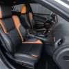 2015-2023 Dodge Charger Perforamce Seats with Black and Orange leather seats