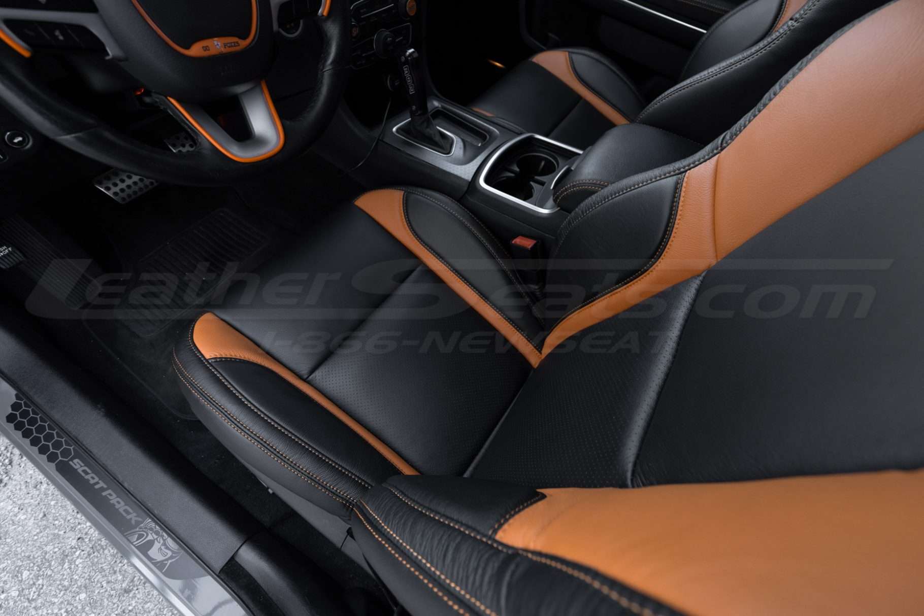 Looking down the backrest to theperforated cushion section