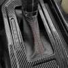 2015-2020 Ford F-150 Automatic Leather Shift boot in Black with Red stitching