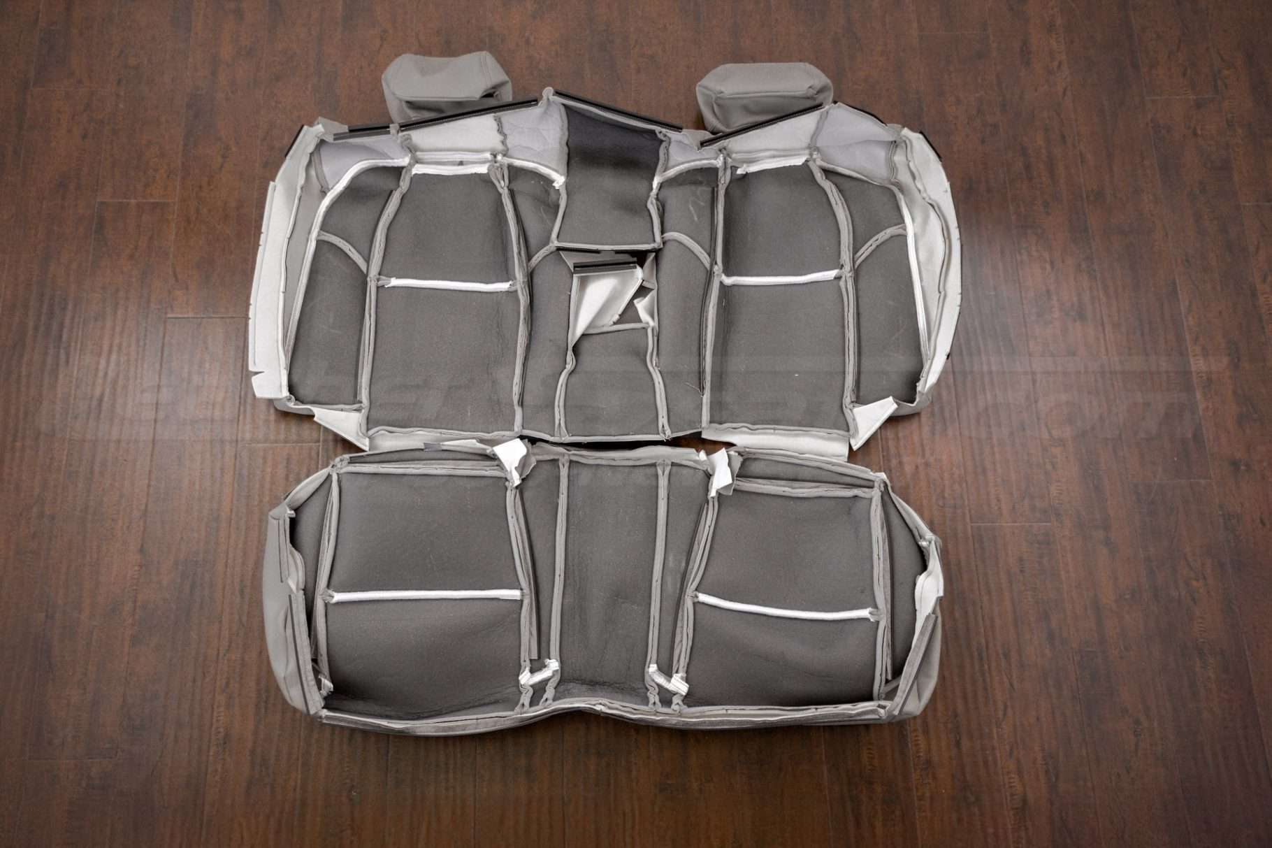 Rear seat uphosltery flipped