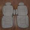 1997-1999 GMCC Yukon leather seat interior kit - Smoke - Front seat upholstery with armrests