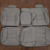 1997-1999 GMC Yukon rear seat leather upholstery kit - Smoke