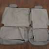 Rear seat leather upholstery kit - flipped