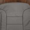 Upper section of GMC Yukon leather backrest upholstery