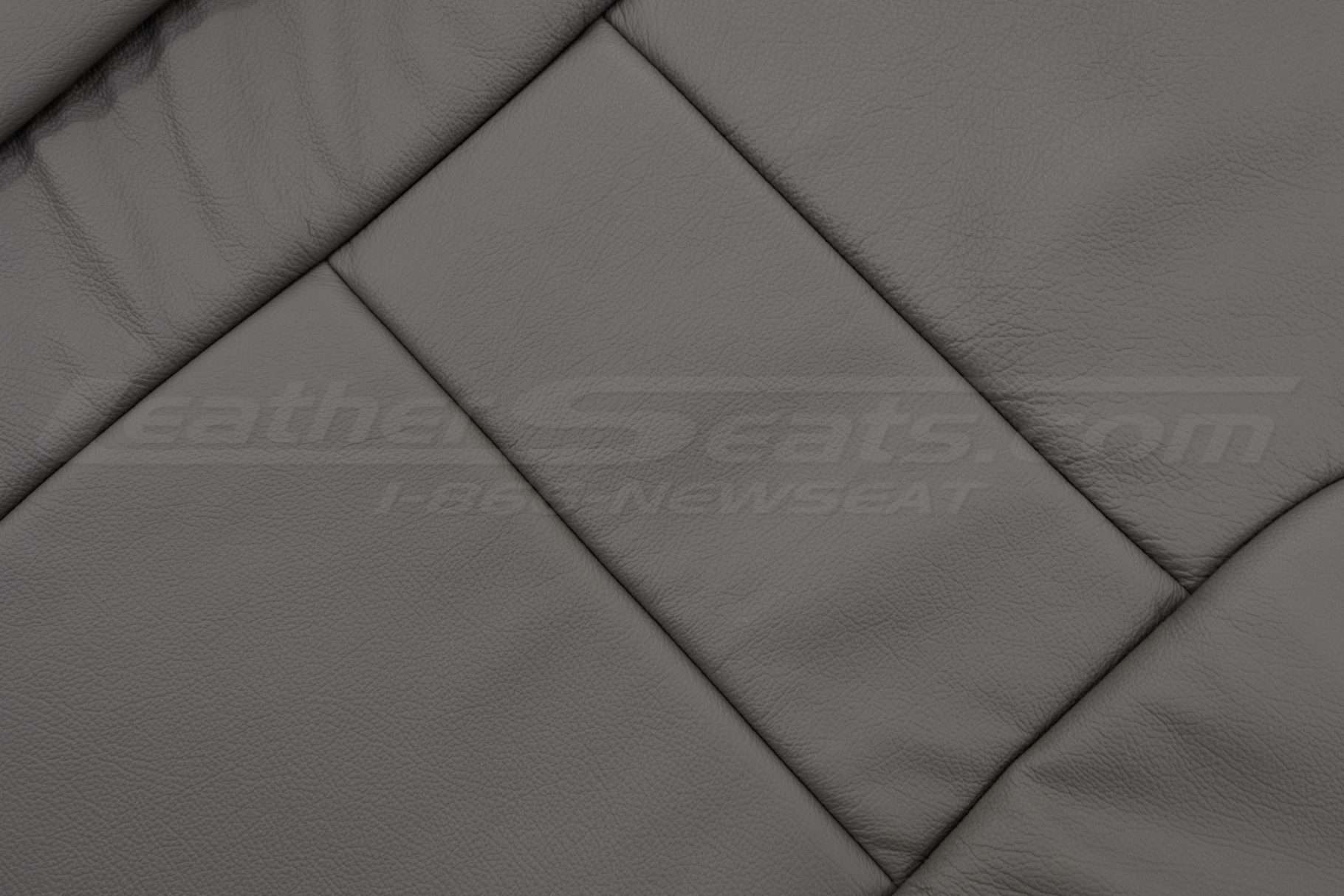 Smoke leather texture close-up