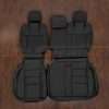 2011-2016 Chrysler Town & Country Minivan leather seat kit - Black - Rear seat upholstery