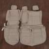 1998-2004 Toyota Landcruiser aftermarket leather kit - Ivory - Middle Row Upholstery with Armrest