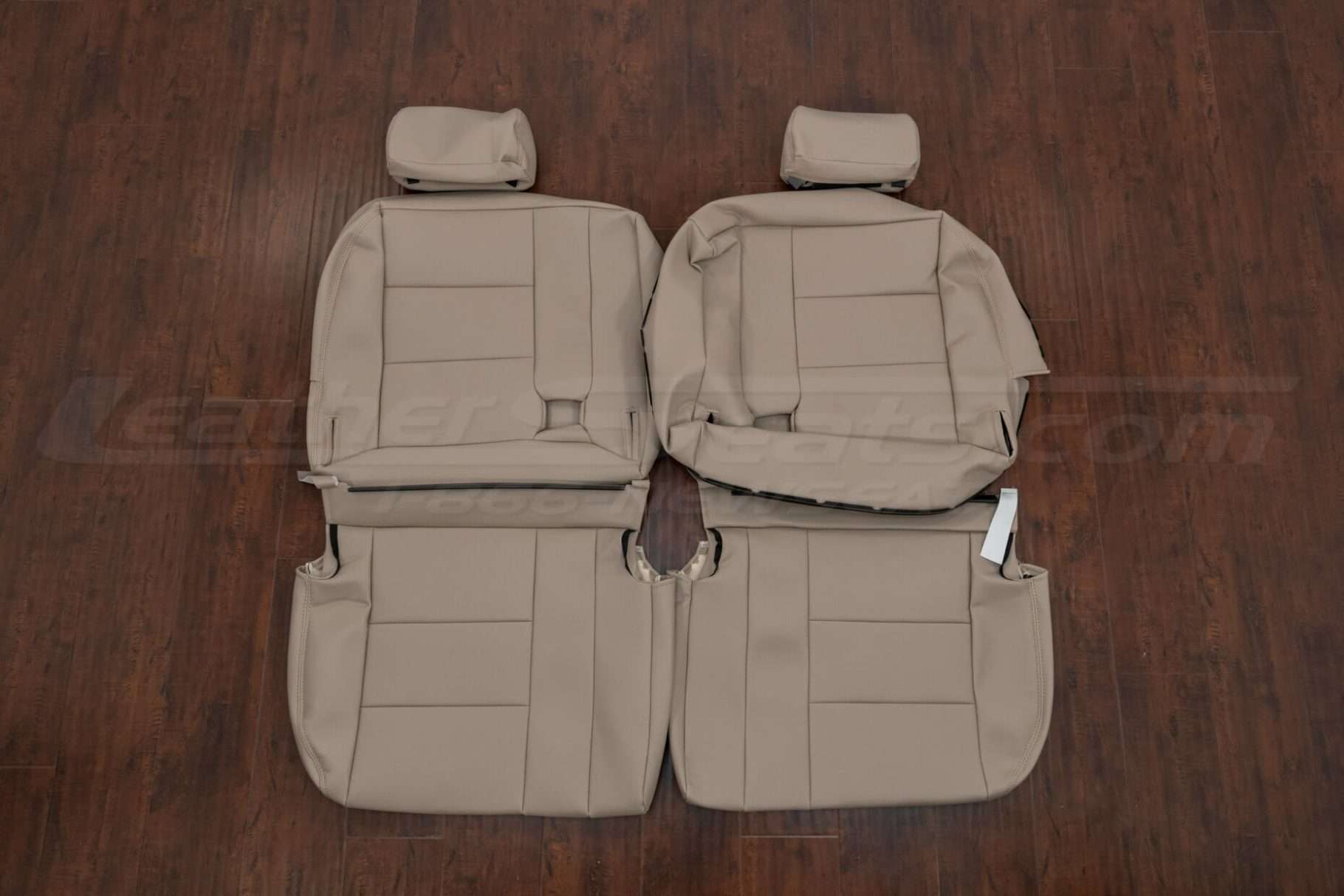 1998-2004 Toyota Landcruiser Ivory aftermarket leather kit - Third row upholstery