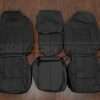 1998-2002 Dodge Ram Quad Cab leather seat interior kit - Black - Front seat upholstery