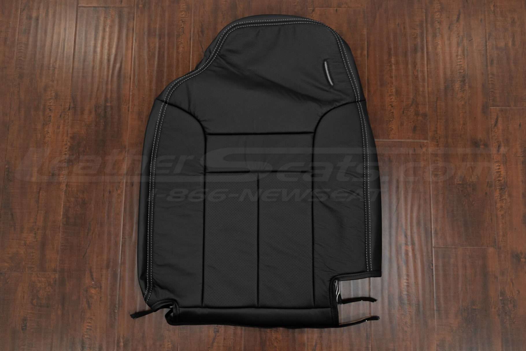 1998-2002 Dodge Ram Quad Cab leather backrest upholstery - Black