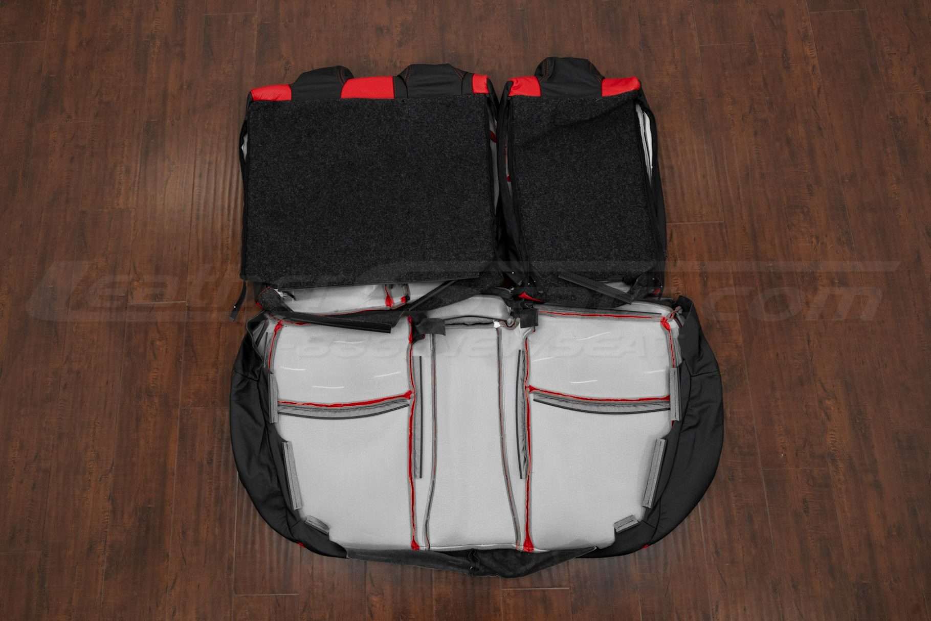 Honda Civic Si rear seat upholstery flipped