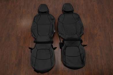 2022-2024 Aftermarket Toyota Corolla Cross Hatchback leather seat interior kit - Black - Featured Image