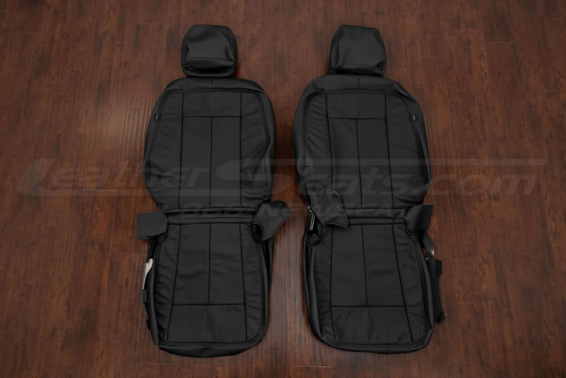 2012-2016 Ford Expedition 3 Row leather seat interior kit - Black - Front row upholstery